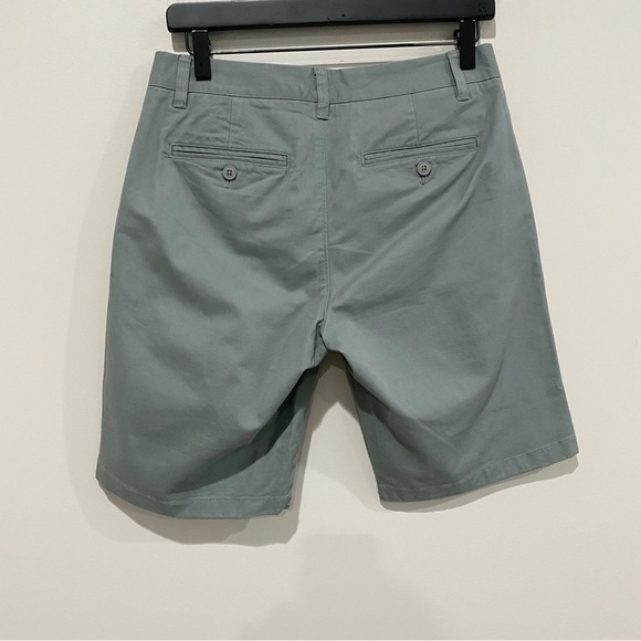 BONOBOS Stretch Washed Chino Shorts Gray 9” Inseam Casual Coastal Size 28 - Picture 5 of 10